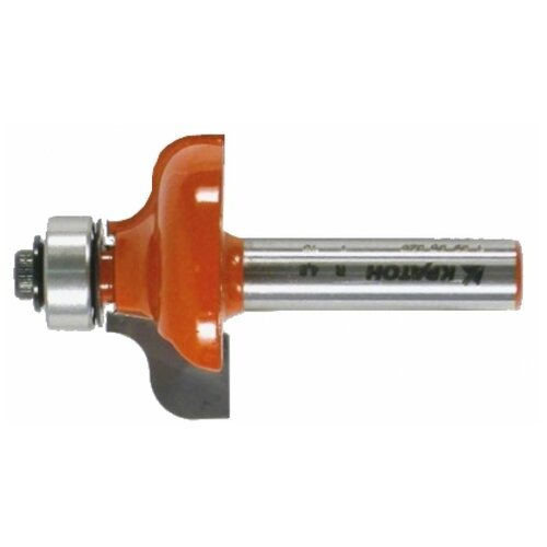 Кратон Фреза кромочная калевочная с подшипником 31,8х13,0 мм R4,8 мм, хв.8 мм Кратон PROFESSIONAL, 1 09 05 026