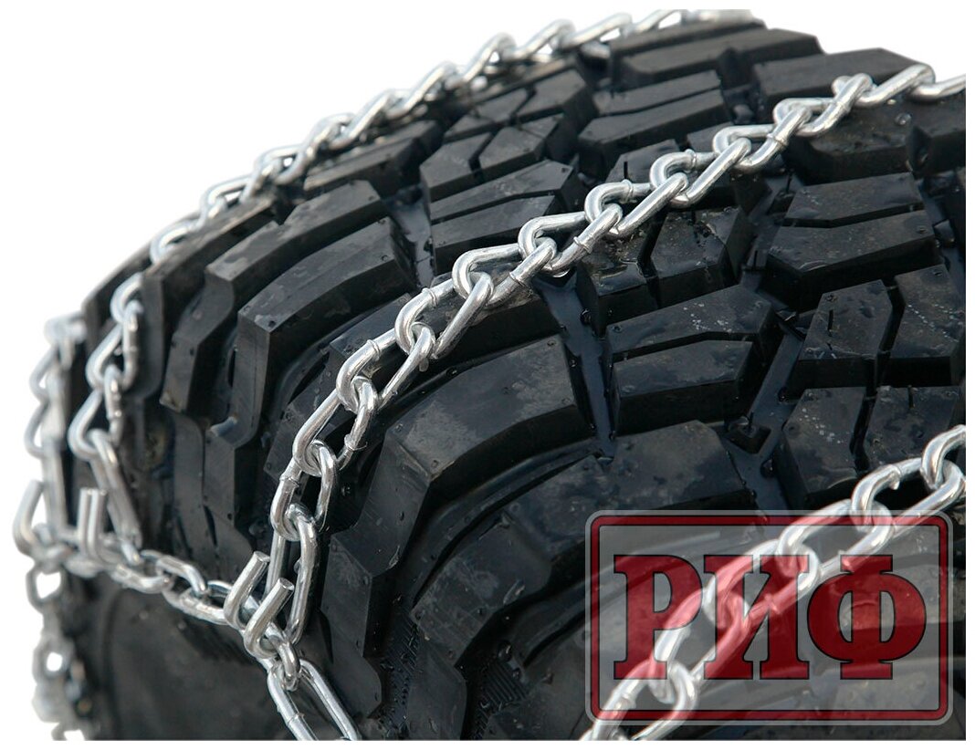 Цепи противоскольжения РИФ 4х4 "лесенка" 25 мм 325/60R20 35x12.5R17 (к-т 2 шт.)