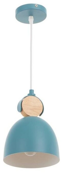 фото Светильник 34866/1 E27 40Вт синий 16х16х22-122 см