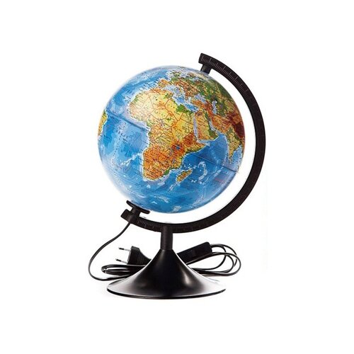 Глобус физико-политический Globen Классик 210 мм (К022100091), черный