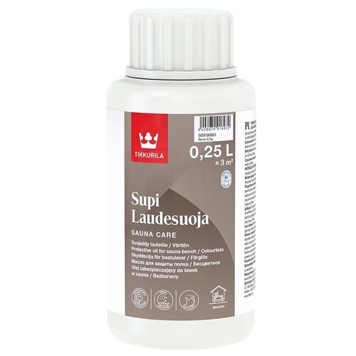 Tikkurila Supi Laudesuoja / Тиккурила Супи Лаудесуоя масло для полков 0.25 л