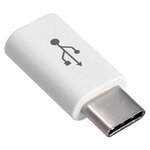 Переходник Partner microUSB - USB Type-C (ПР034115) - изображение