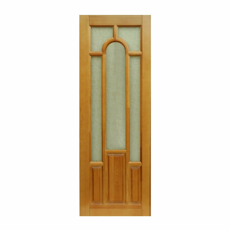 Дверь Блюз ДО-6 из дерева, крашенная, со вставками из матового стекла