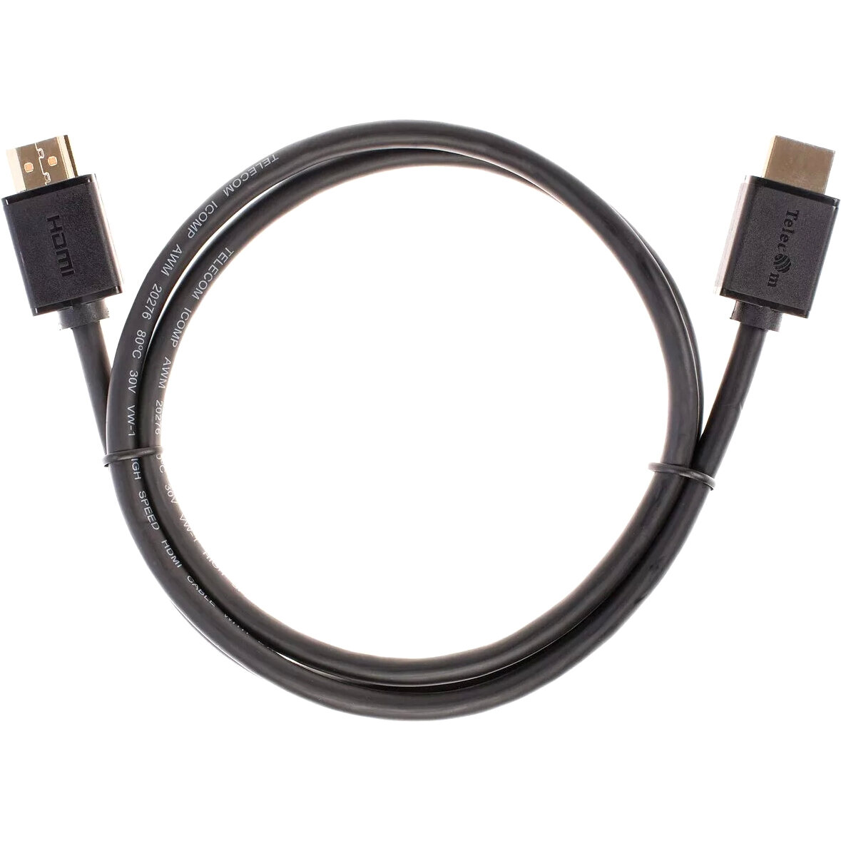 Кабель HDMI-19M --- HDMI-19M ver 2.0+3D/Ethernet ,1m Telecom <TCG215-1M> VCOM Telecom TCG215-1M - фото №10