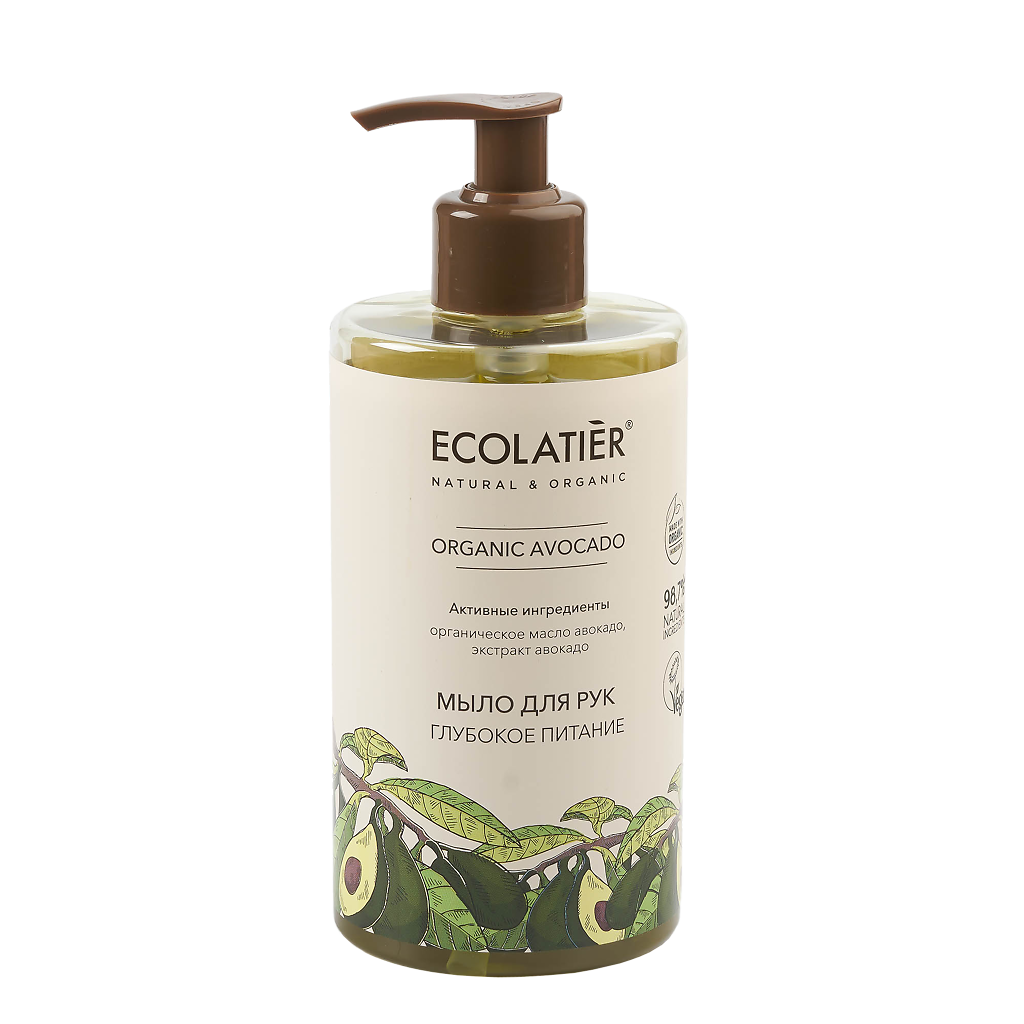 Ecolatier Green Мыло для рук Глубокое питание Organic Avocado 460 мл 1 шт