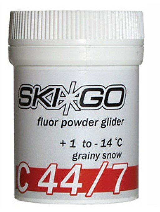 Порошок SkiGo Fluor powder C44/7 +1/-14, red, 30 г