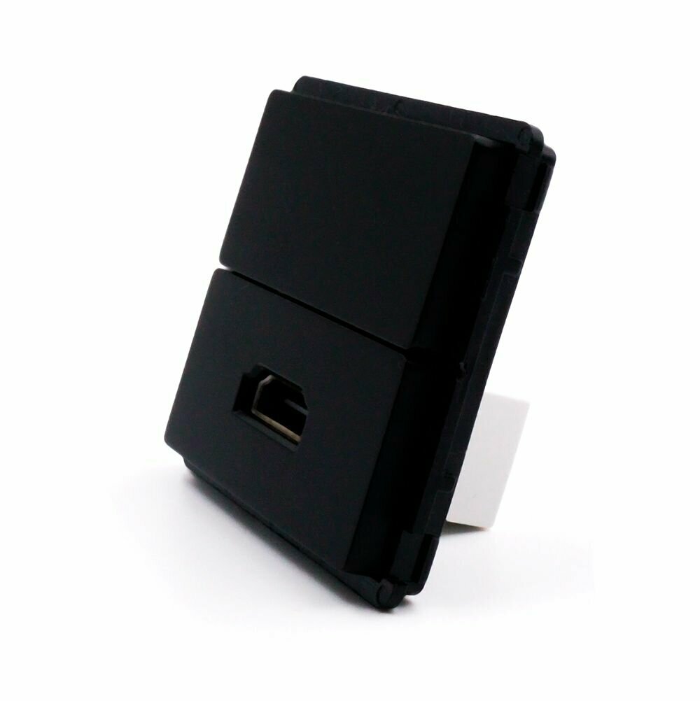 фото Механизм розетки Hdmi/Blk, цвет черный