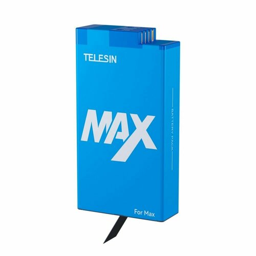 Аккумулятор Telesin для GoPro Max 1600mAh (Быстрая Зарядка), GP-BTR-MAX