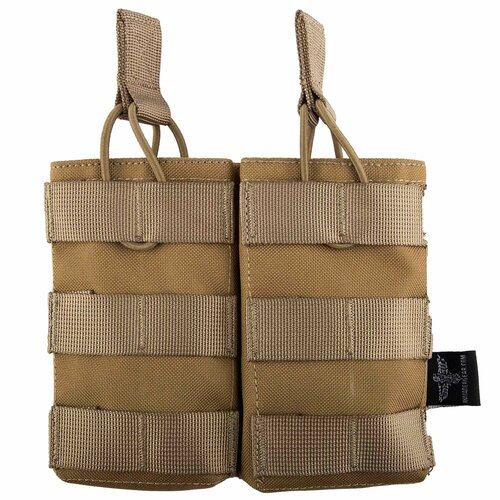 Подсумок Invader Gear Magazine Pouch 5.56 Double DA coyote подсумок invader gear pistol magazine pouch fast mag od green