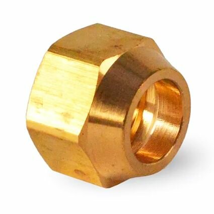 фото Гайка 7/8 SAE латунная для кондиционера под вальцовку