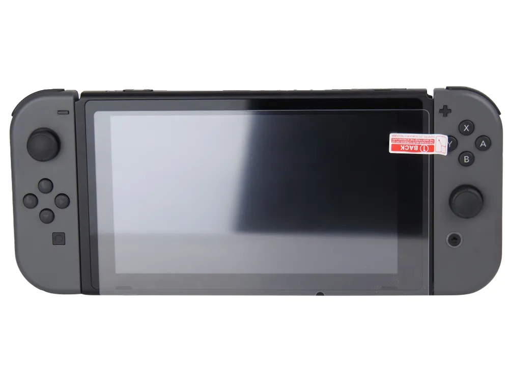 Защитное стекло на экран для Nintendo Switch с вырезами с одной стороны