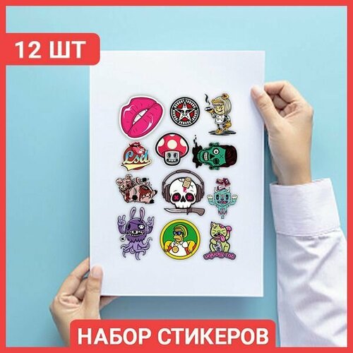 Наклейки. Набор стикеров и наклеек для декора 29х21 см