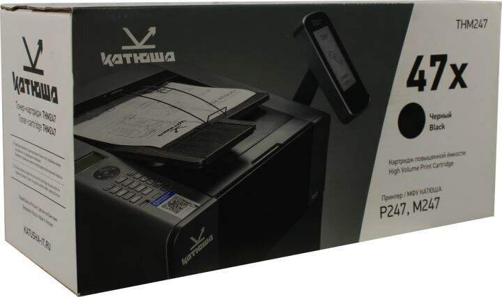 Тонер Катюша чёрный тонер-картридж для принтера Катюша Р247/М247. Ресурс 13 000 стр - фото №8