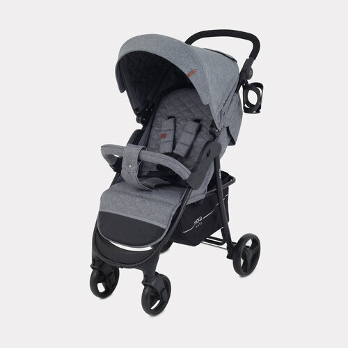 Коляска прогулочная всесезонная MOWBABY Cross RA089, Gold Grey