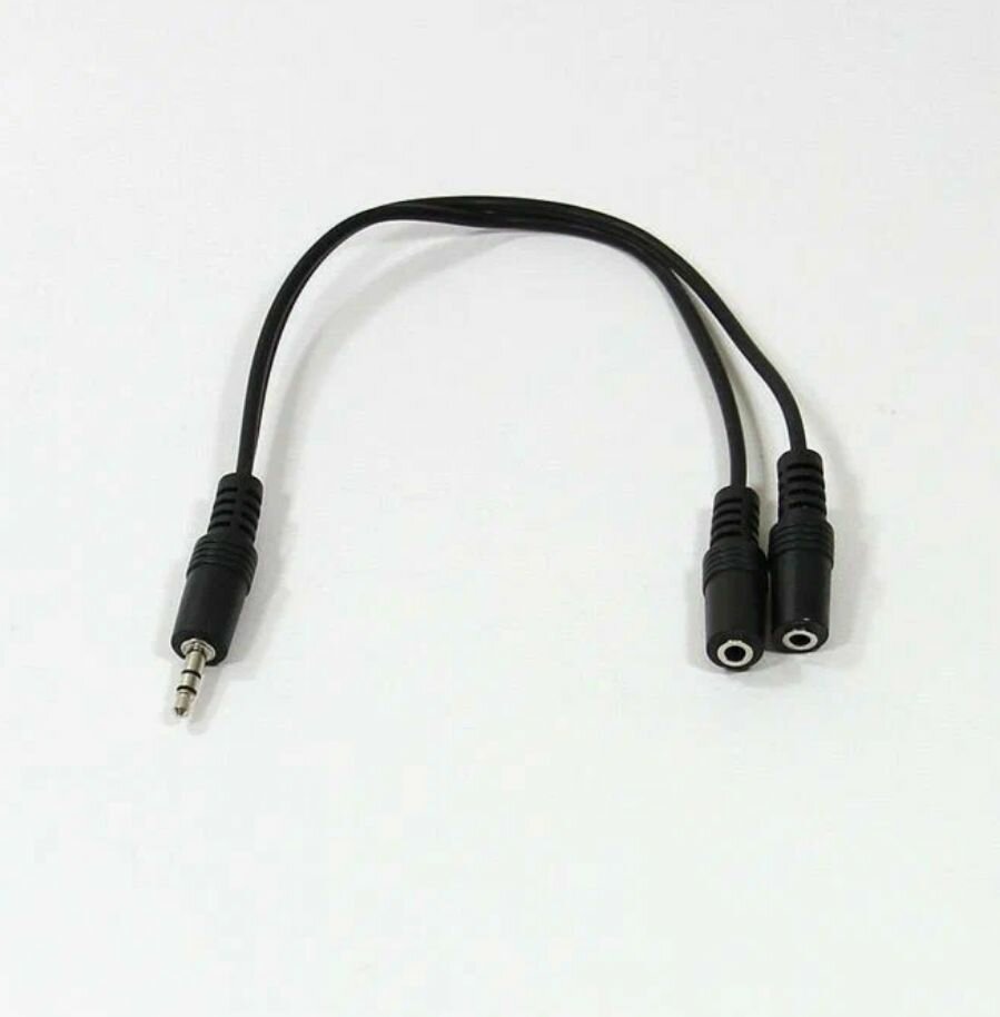 Кабель VCOM Audio 3.5 Jack - 2х3.5 Jack 2м (CV203-0.2M) - фото №10