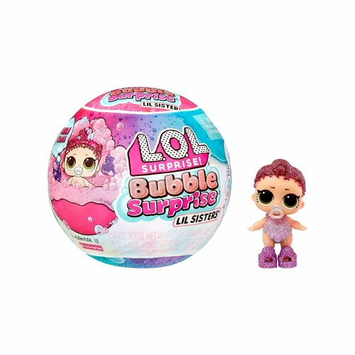 Кукла LOL Surprise Bubble Surprise Lil Sisters в непрозрачной упаковке (Сюрприз) 119791EU bubble gum lol surprise strawberry