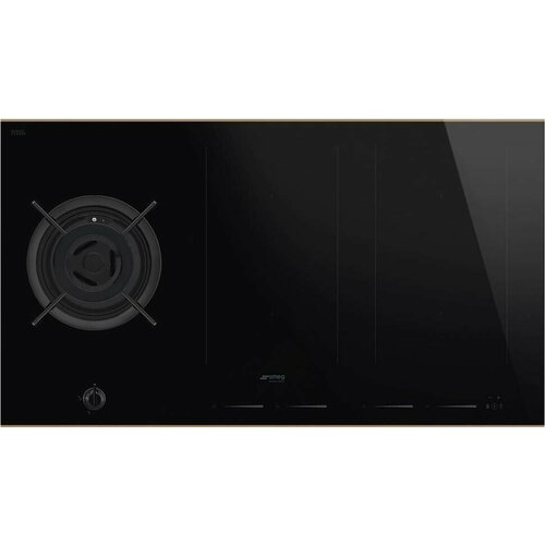 Комбинированная варочная панель газ индукция Smeg PM6954R 24189000₽