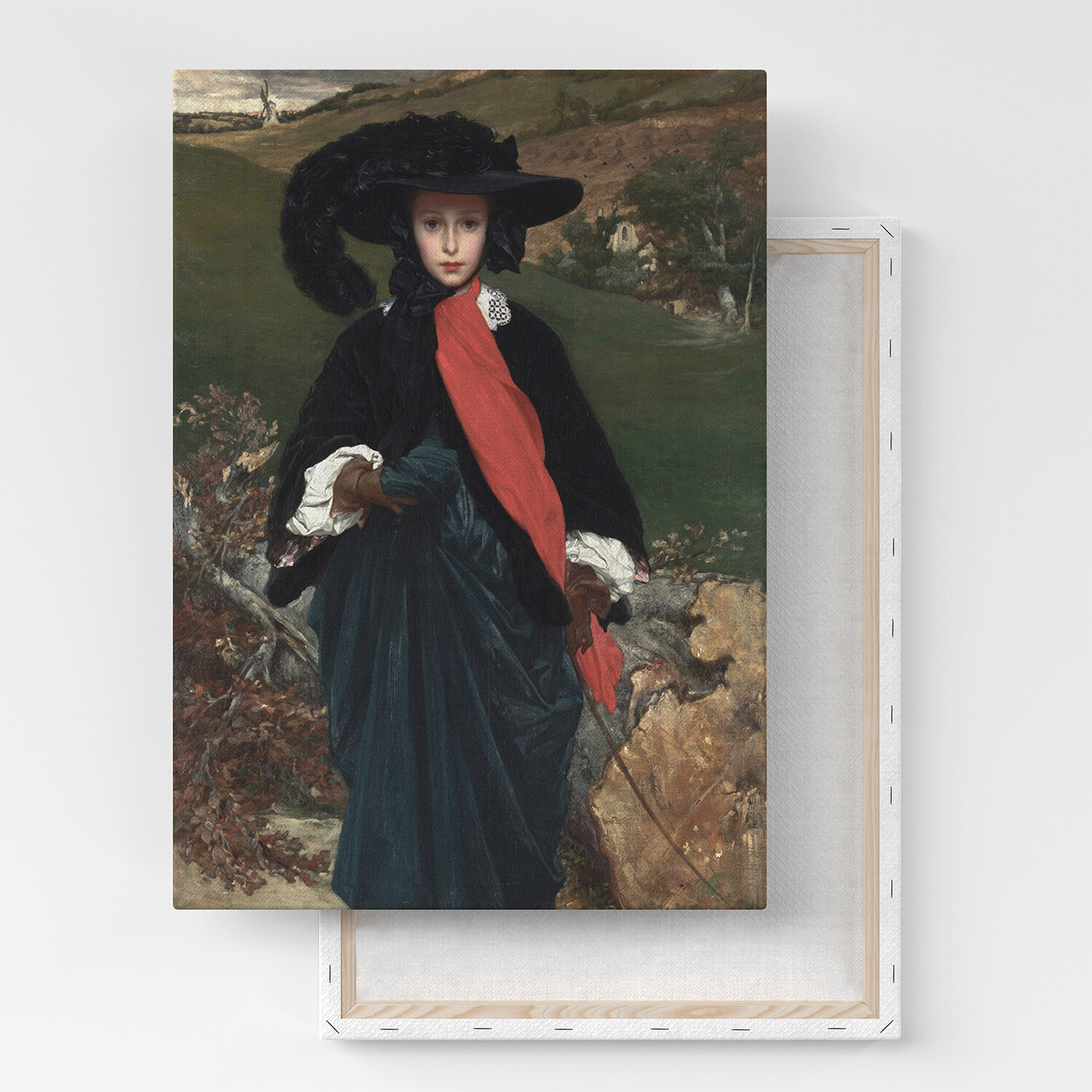 Картина на холсте, репродукция / Фредерик Лейтон - Portrait of May Sartoris / Размер 30 x 40 см