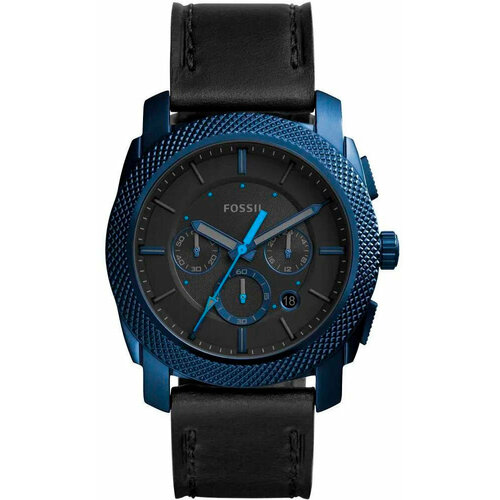 фото Наручные часы fossil, синий, черный