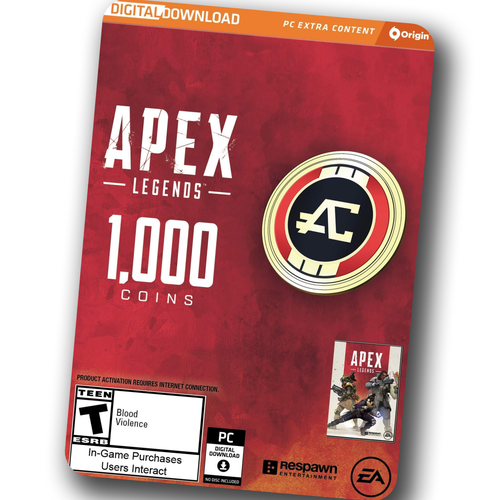 Игровая валюта Apex Legends 1000 Coins для PC OriginEA app 115000₽