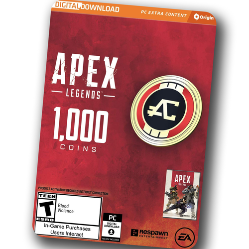 Игровая валюта Apex Legends 1000 Coins для PC (Origin/EA app)