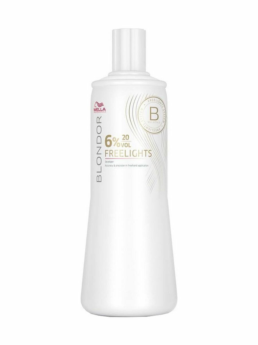 Wella Professionals Blondor Freelights 6% Велла Окислитель 6% 1000 мл -