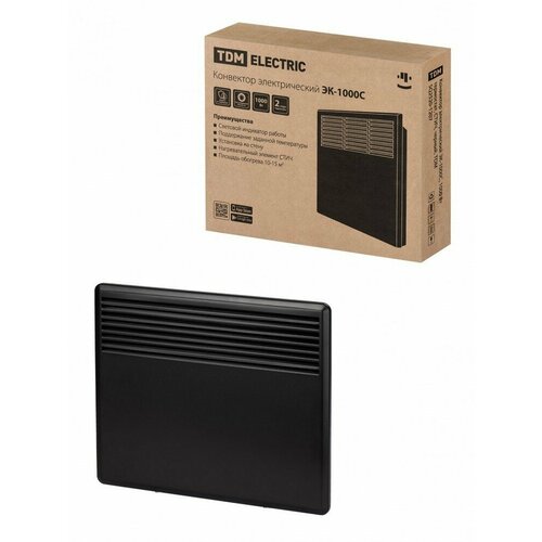 TDM Конвектор электрический ЭК-1000С 1000 Вт термостат стич черный SQ2520-1207 7 шт 5142000₽