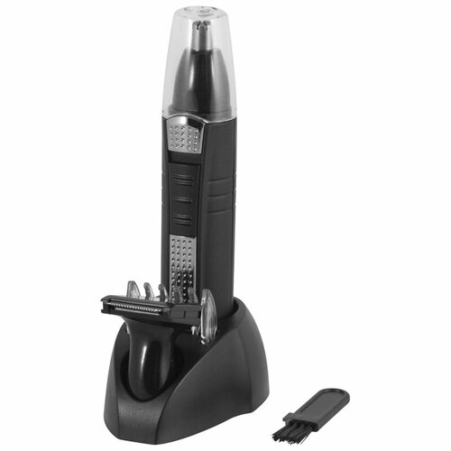 Триммер для носа и бороды на подставке прорезиненное покрытие корпуса Soft Touch Питание от батарейки 1АА цвет черный 48000₽