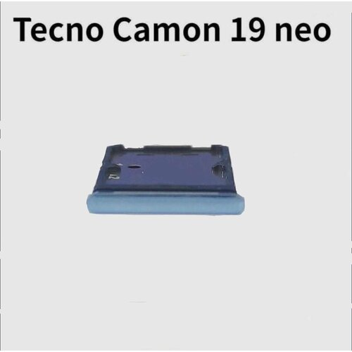 прямой диван ладья сохо neo 21 neo 19 Держатель сим-карты для Tecno Camon 19 Neo (CH6i) (голубой)