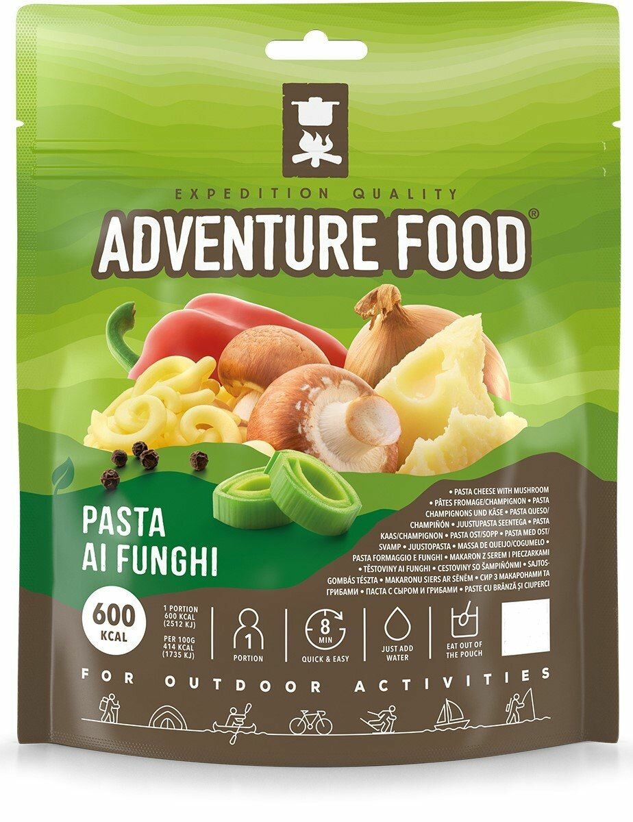 фото Паста с грибами и сыром Adventure Food Pasta ai Funghi
