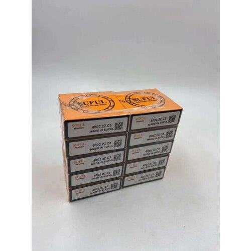 Подшипник шариковый 6002 2Z/C3 ( 15*32*9 ) SUFUL GERMANY BEARING