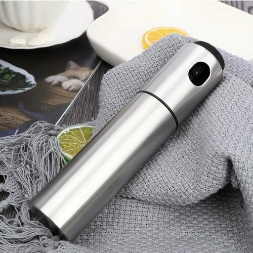 Бутылка для масла 130 мл с дозатором нержавеющая сталь 311₽