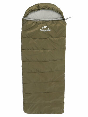 Спальник Naturehike U series envelope sleeping bag with hood U350 Army Green