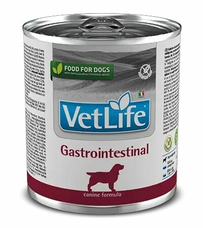 300г * 6 штук. Farmina Vet Life Gastrointestinal диетический влажный корм для собак при заболеваниях ЖКТ,