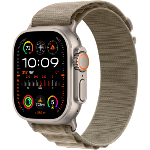 Apple Умные часы Apple Watch Ultra 2 49 мм M Alpine Loop Olive MRFH3 9449000₽
