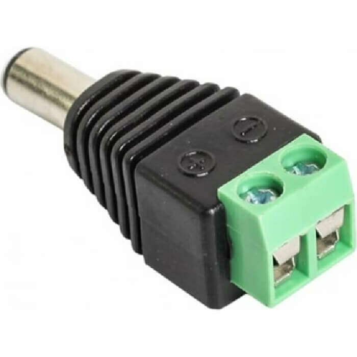 фото Разъём питания PROCONNECT штекер 2,1х5,5 с клеммной колодкой