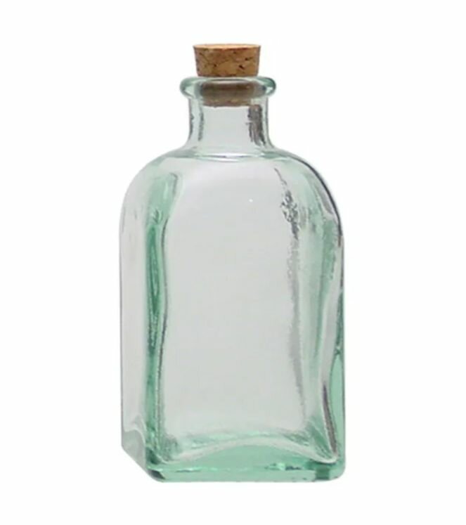 Бутылка стеклянная с пробкой 0,1л