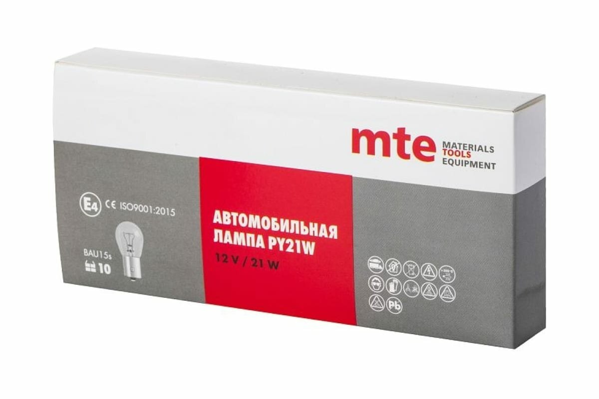 MTE Лампа py21w 12v 21w bau15s 27201383