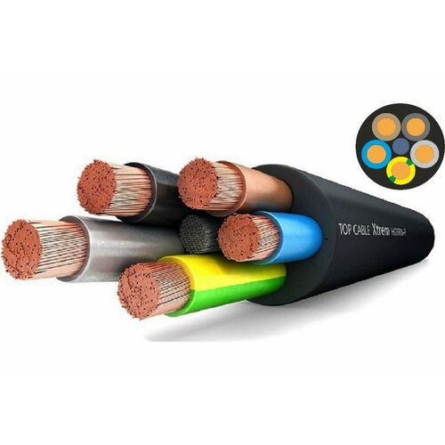 Top cable XTREM H07RN-F 5Х4 0,6 1kV Кабель силовой гибкий с изоляцией 10 м 3005004R10RU