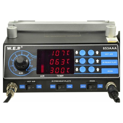 WEP Паяльная станция 853AAA с нагревателем плат М0949056 2155500₽