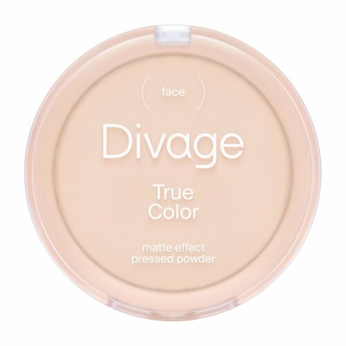 DIVAGE Пудра компактная True Color, 8 г, 03 Beige