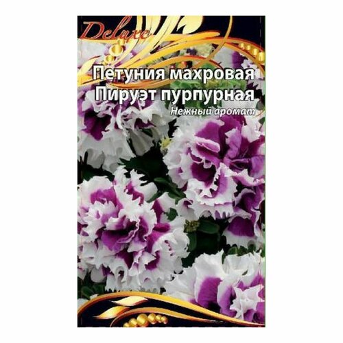 Семена Петунии пируэт пурпурная 10 шт роза пируэт пулсен