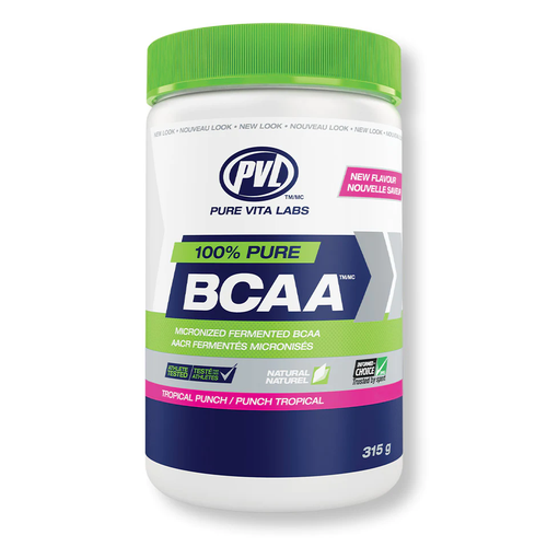PVL 100% Pure BCAA (315 гр) (тропический пунш)