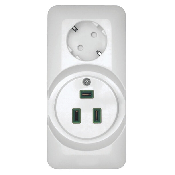 фото Розетка для электроплиты Schneider комбинированная