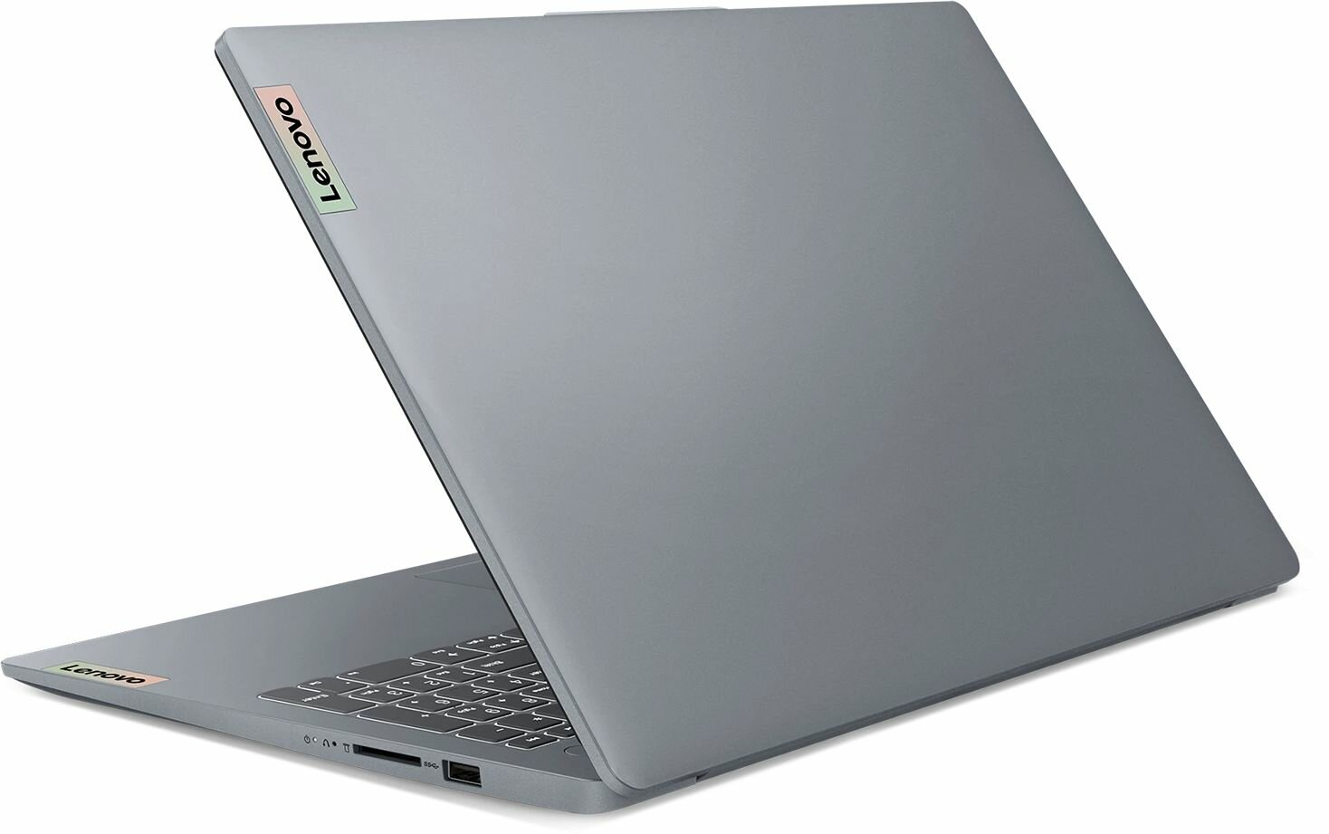 Ноутбук Lenovo IP Slim 3 15IRH8, 15.6", TN, Intel Core i5 13420H, LPDDR5 16ГБ, SSD 512ГБ, Intel UHD Graphics, серый (83em0063fu)