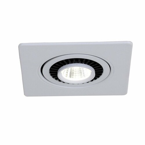 Встраиваемый светодиодный светильник белого цвета с черной декоративной рамкой 5W 4000К от GETOGAZOV FAMILY 1000₽