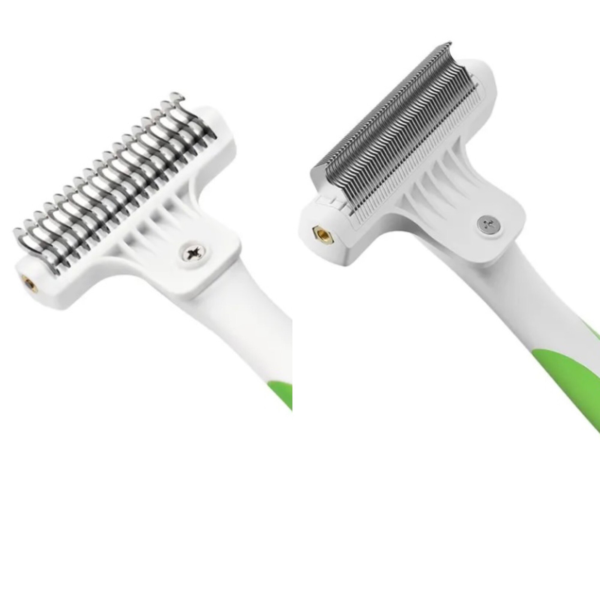 Комплект Стриппинг финишный Fine-Tooth Deshedding Rake + Стриппинг ANDIS Стандарт Deshedding Tool ( 6 см рабочая часть) — фото 1