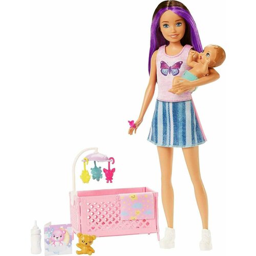 Кукла Barbie Skipper, Няня для младенца и аксессуары.