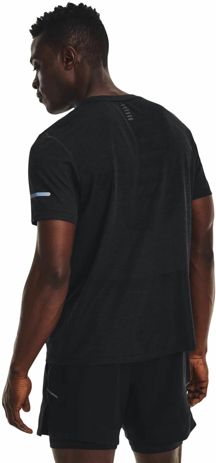Футболка Under Armour SEAMLESS STRIDE SS, размер MD, черный — фото 1