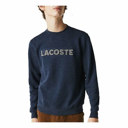 Свитшот LACOSTE, размер T3, синий толстовка lacoste размер t3 синий